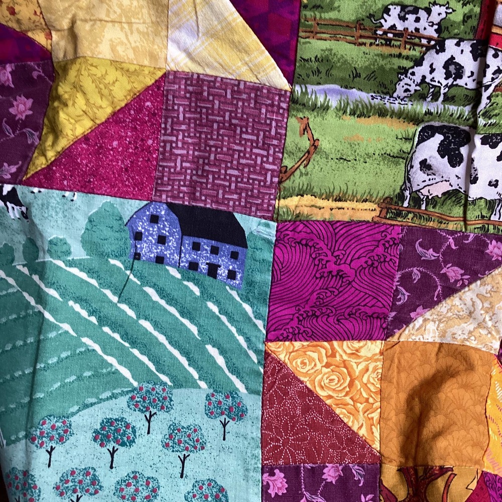 Handmade Pieced Coverlet - Picture 8 of 9